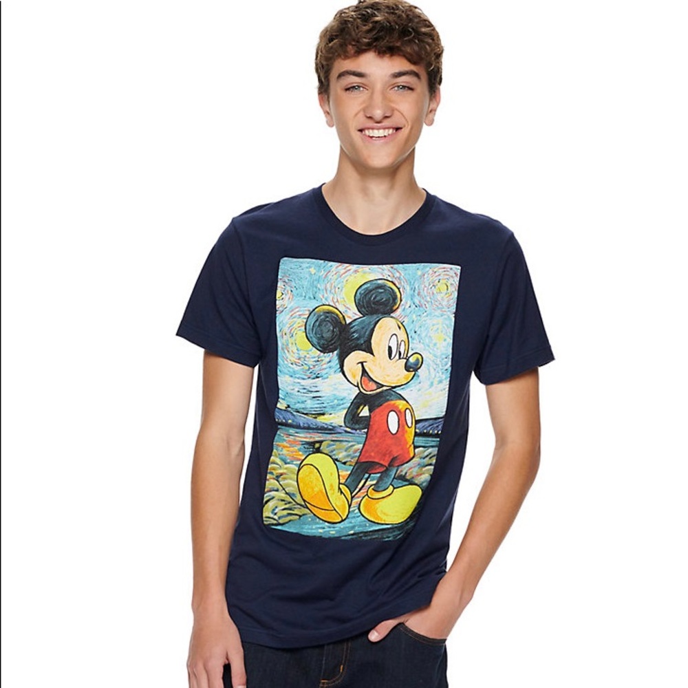Micky mouse starry night shirt size medium
